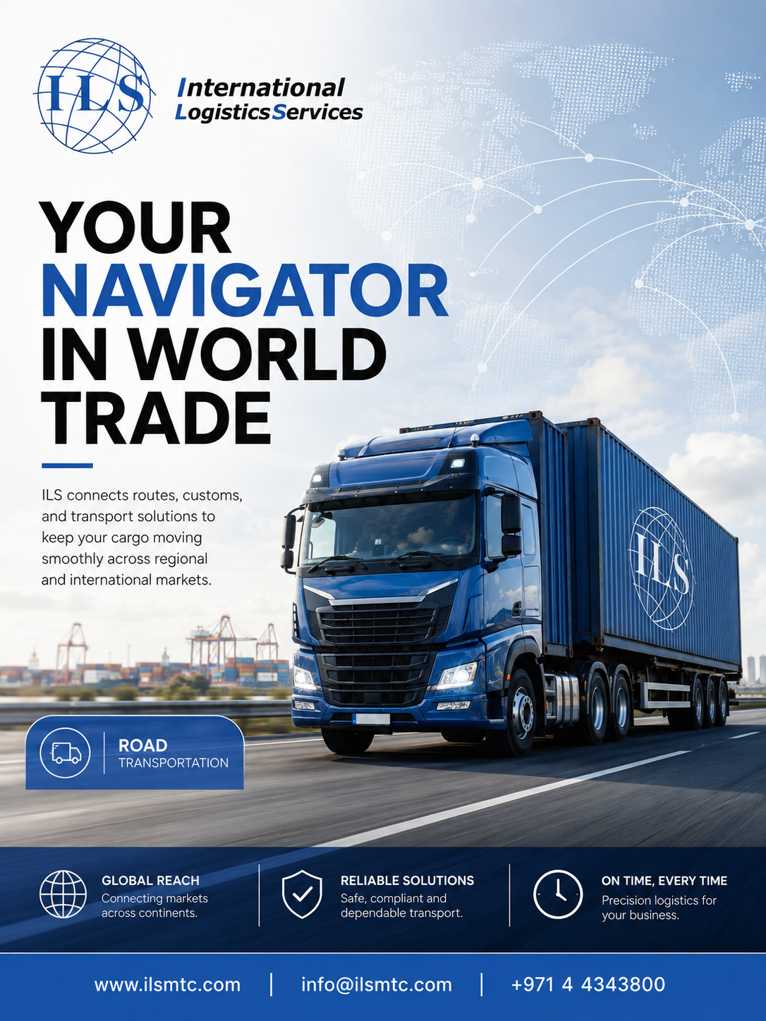 ILS social media design — Your Navigator in World Trade